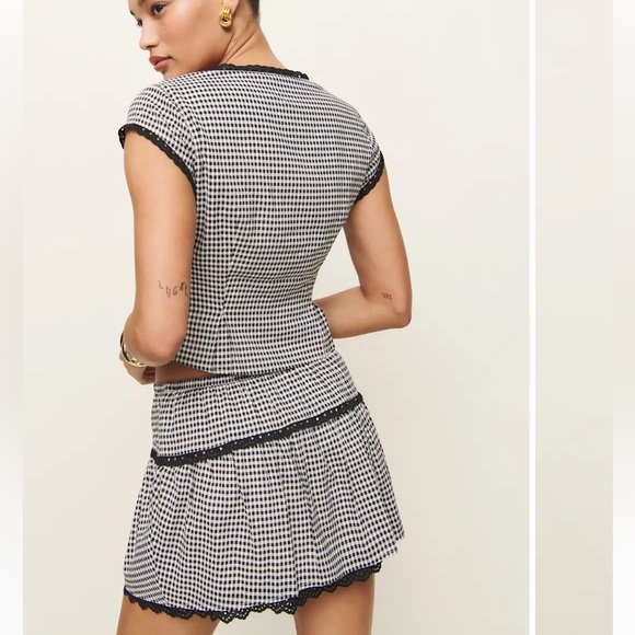 Reformation Valetta Two Piece Black - Size 12 SOLD OUT - Picture 2 of 4